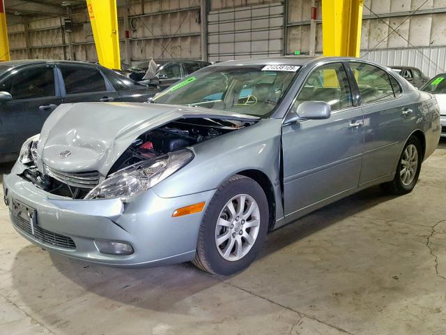 JTHBF30G830126177 - 2003 LEXUS ES 300 GREEN photo 2