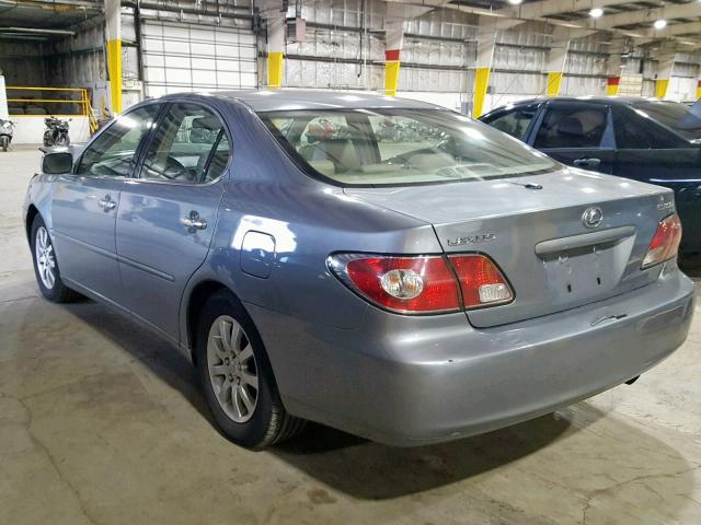 JTHBF30G830126177 - 2003 LEXUS ES 300 GREEN photo 3