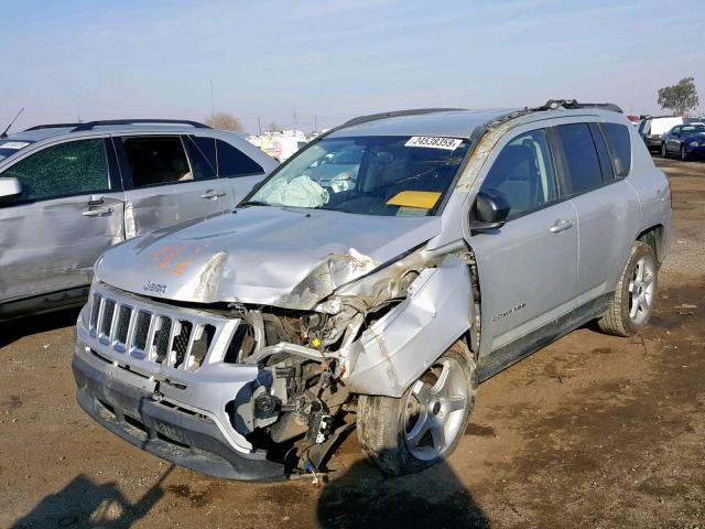 1C4NJCBB4CD718800 - 2012 JEEP COMPASS SP SILVER photo 2