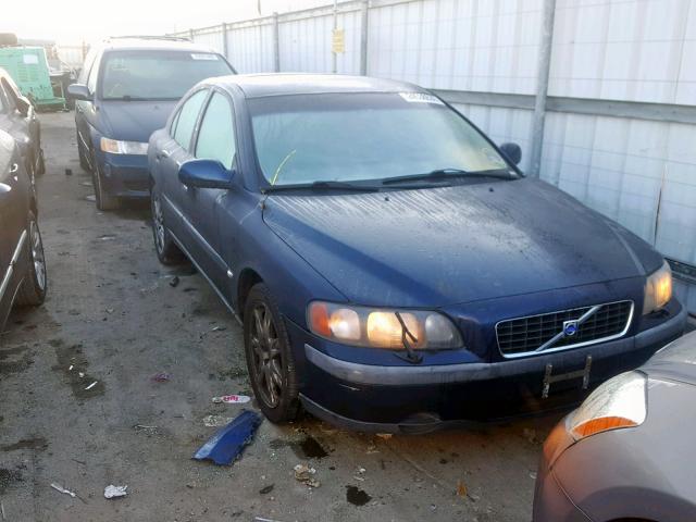 YV1RH58D822150167 - 2002 VOLVO S60 2.5T BLUE photo 1