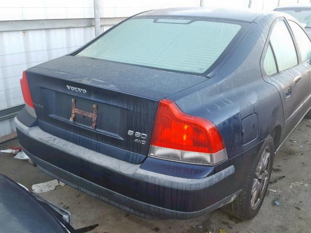 YV1RH58D822150167 - 2002 VOLVO S60 2.5T BLUE photo 9