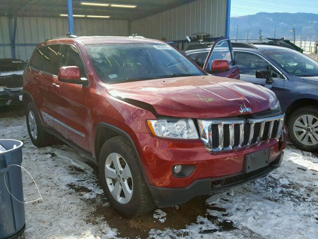 1C4RJFAGXDC633659 - 2013 JEEP GRAND CHER MAROON photo 1