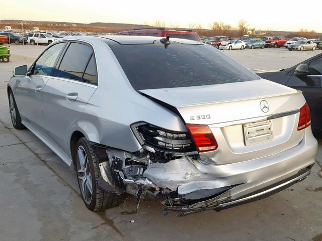 WDDHF5KB4EB016944 - 2014 MERCEDES-BENZ E 350 SILVER photo 3