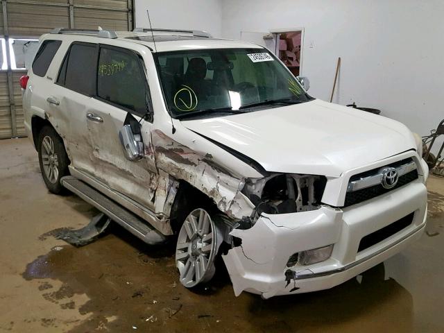 JTEBU5JR9A5004670 - 2010 TOYOTA 4RUNNER SR WHITE photo 1