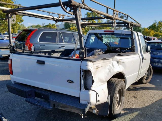 1FTYR10E34PB10399 - 2004 FORD RANGER WHITE photo 4