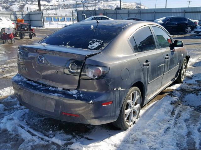 JM1BK323X71713231 - 2007 MAZDA 3 S GRAY photo 4