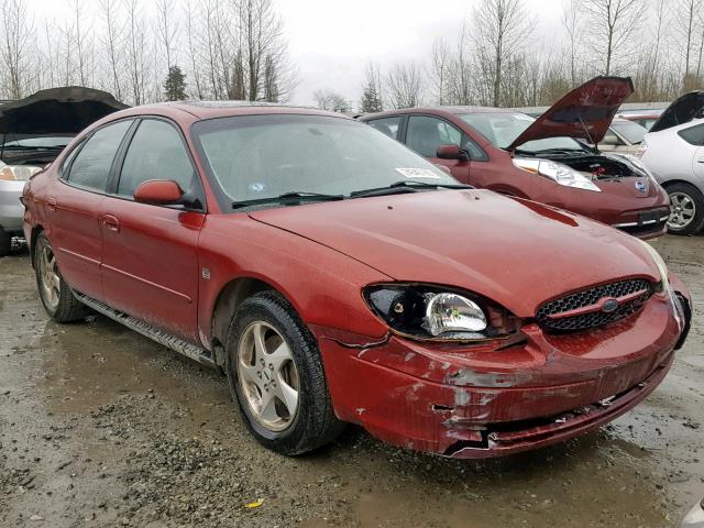 1FAFP55S92G213316 - 2002 FORD TAURUS SES RED photo 1