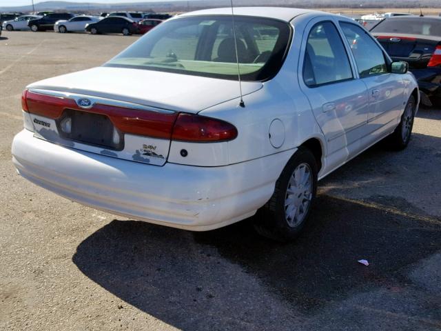 1FAFP66L4YK136549 - 2000 FORD CONTOUR SE WHITE photo 4