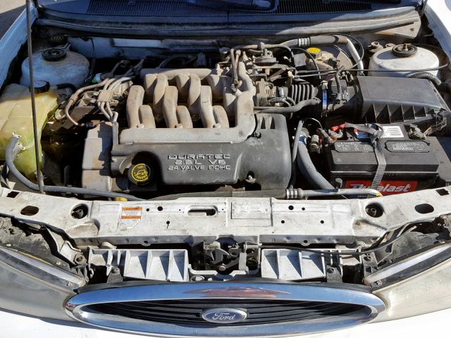 1FAFP66L4YK136549 - 2000 FORD CONTOUR SE WHITE photo 7