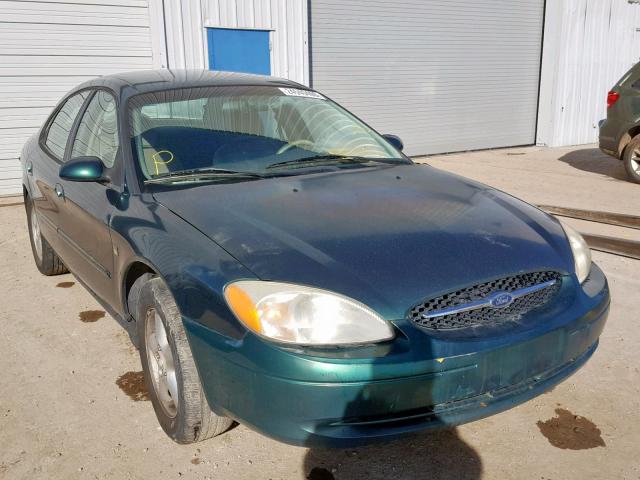 1FAFP55S2YA103414 - 2000 FORD TAURUS SES GREEN photo 1