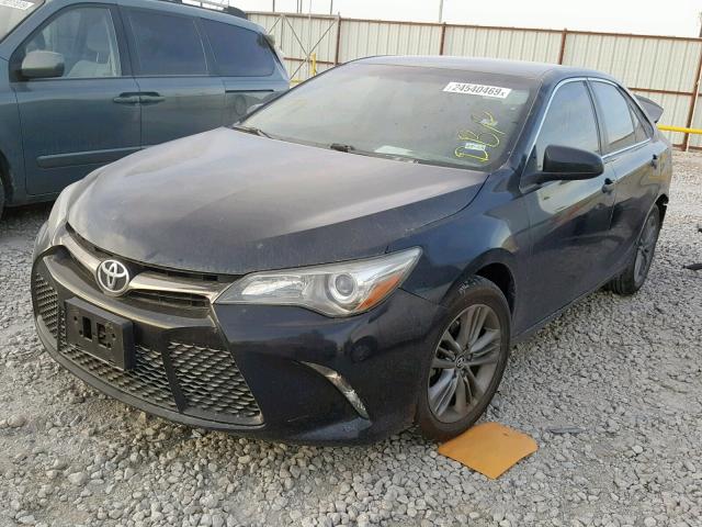 4T1BF1FK6FU030722 - 2015 TOYOTA CAMRY LE BLACK photo 2