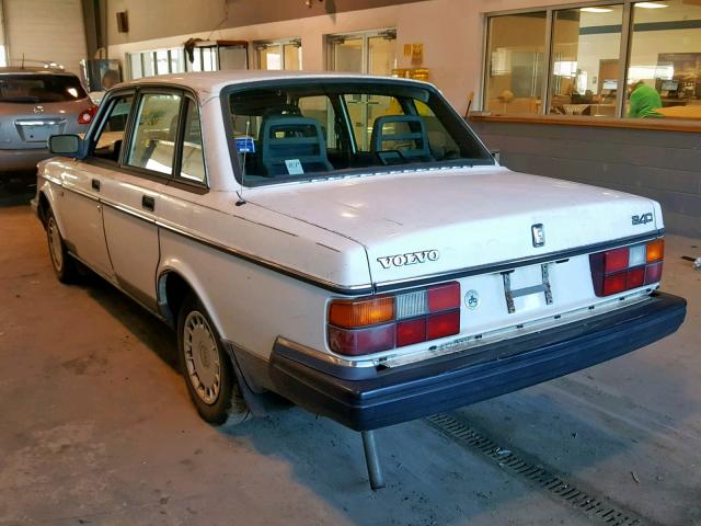 YV1AS8808P1480451 - 1993 VOLVO 240 WHITE photo 3