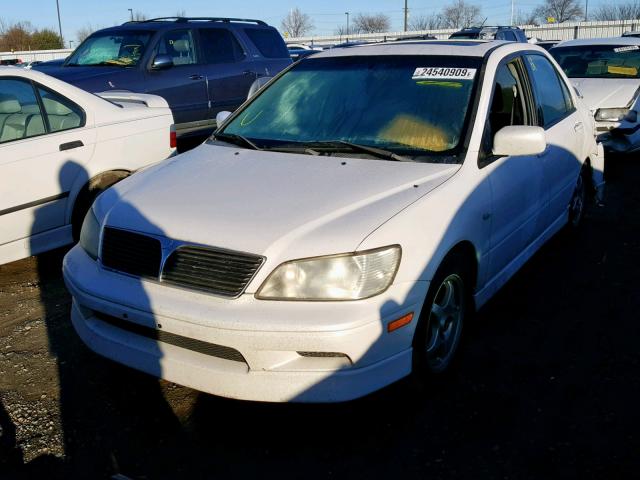 JA3AJ86E93U047896 - 2003 MITSUBISHI LANCER OZ WHITE photo 2