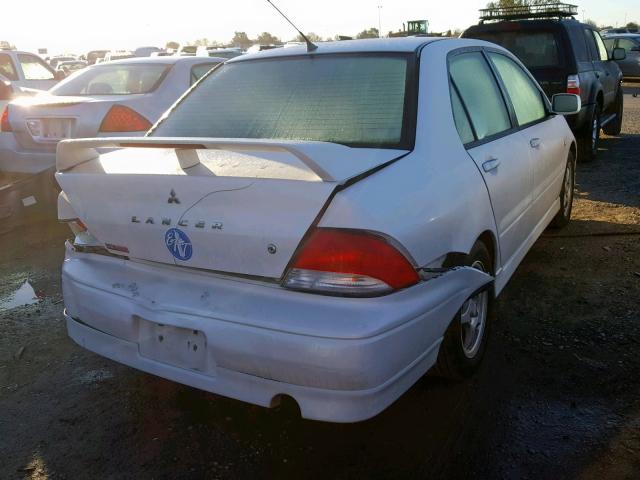 JA3AJ86E93U047896 - 2003 MITSUBISHI LANCER OZ WHITE photo 4