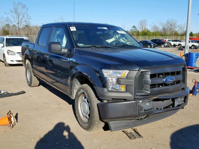 1FTEW1E82HKE40312 - 2017 FORD F150 SUPER BLACK photo 1