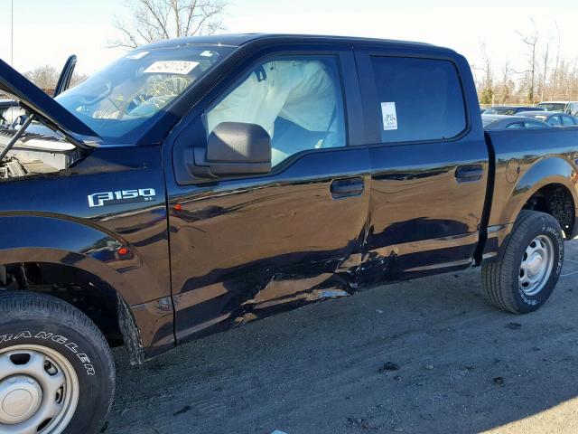 1FTEW1E82HKE40312 - 2017 FORD F150 SUPER BLACK photo 10