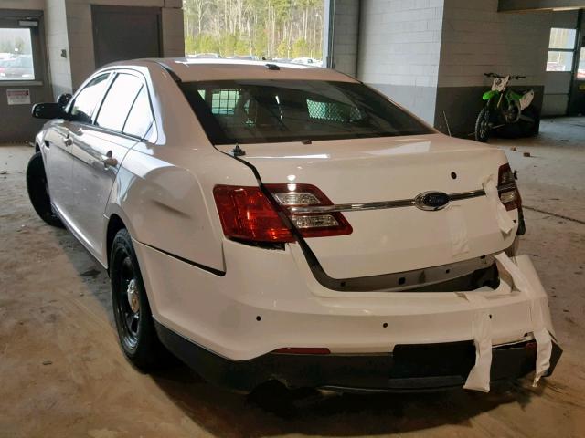 1FAHP2L89HG145056 - 2017 FORD TAURUS POL WHITE photo 3