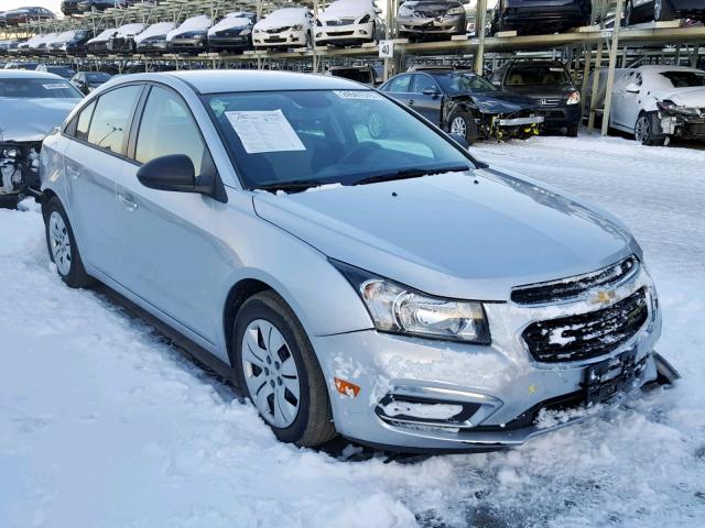 1G1PA5SH5F7177910 - 2015 CHEVROLET CRUZE LS SILVER photo 1