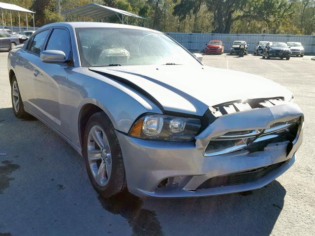 2C3CDXBG6EH319009 - 2014 DODGE CHARGER SE SILVER photo 1