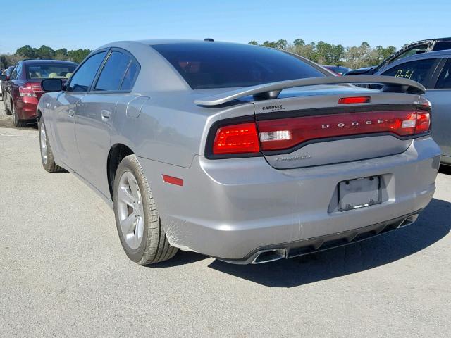 2C3CDXBG6EH319009 - 2014 DODGE CHARGER SE SILVER photo 3