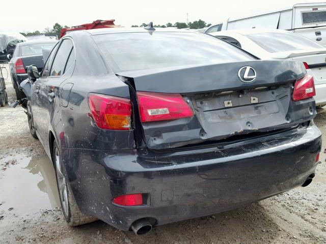 JTHBE262185021063 - 2008 LEXUS IS 350 GRAY photo 3