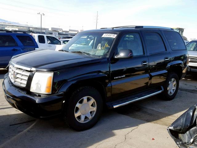 1GYEK63N82R150098 - 2002 CADILLAC ESCALADE L BLACK photo 2