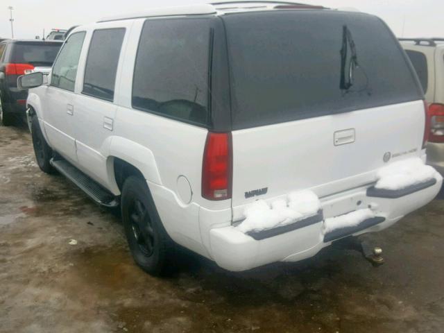 1GYEK13R8XR416538 - 1999 CADILLAC ESCALADE WHITE photo 3