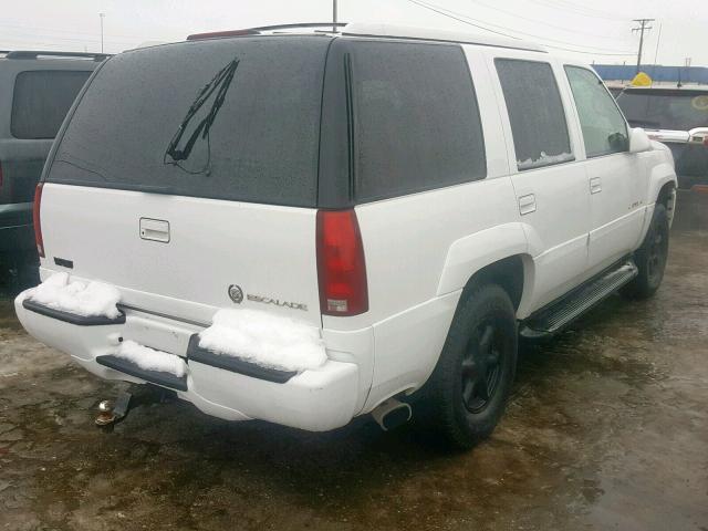 1GYEK13R8XR416538 - 1999 CADILLAC ESCALADE WHITE photo 4