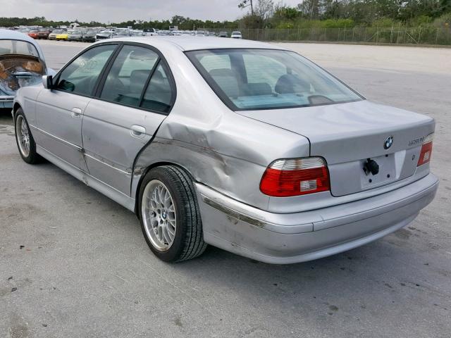 WBADT63422CH98206 - 2002 BMW 530 SILVER photo 3