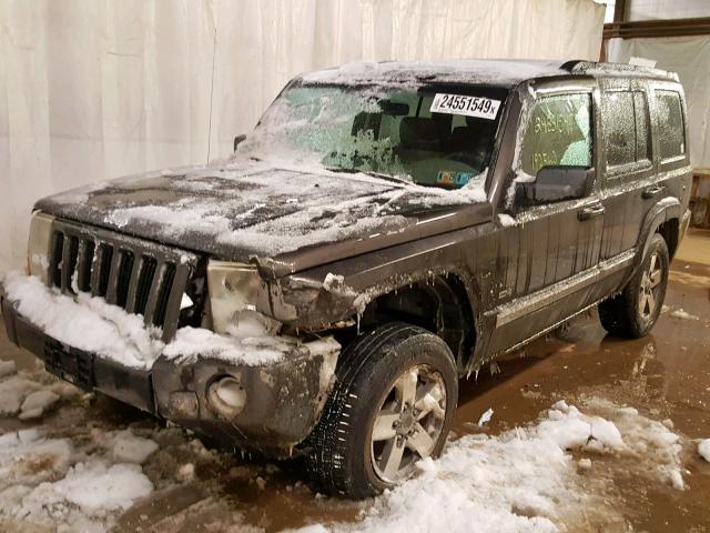 1J8HG48K96C363215 - 2006 JEEP COMMANDER GRAY photo 2