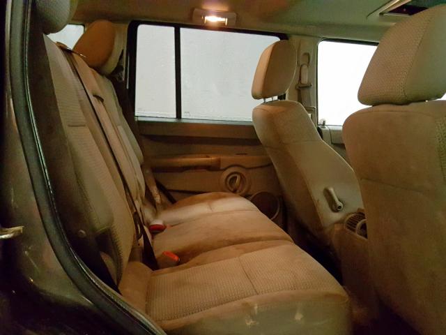 1J8HG48K96C363215 - 2006 JEEP COMMANDER GRAY photo 6