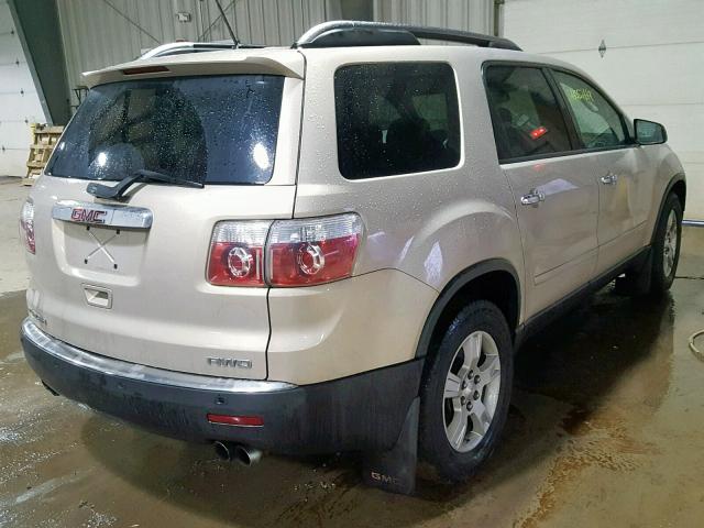 1GKEV13797J151613 - 2007 GMC ACADIA SLE CREAM photo 4