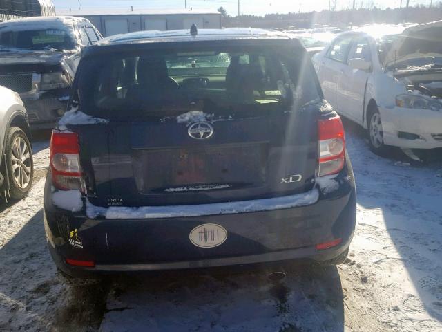 JTKKU4B44A1005050 - 2010 TOYOTA SCION XD BLUE photo 9