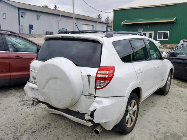 2T3DF4DV7AW027657 - 2010 TOYOTA RAV4 LIMIT WHITE photo 4