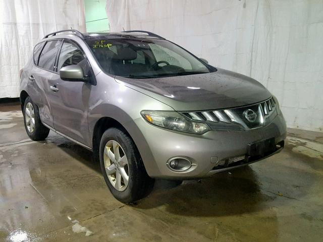 JN8AZ1MW3AW109232 - 2010 NISSAN MURANO S SILVER photo 1