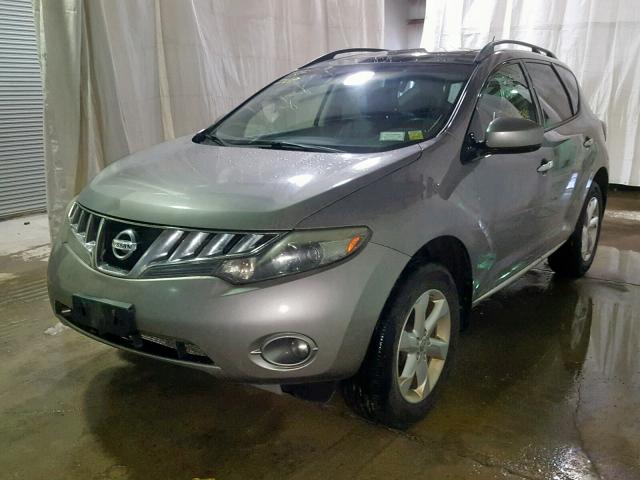 JN8AZ1MW3AW109232 - 2010 NISSAN MURANO S SILVER photo 2