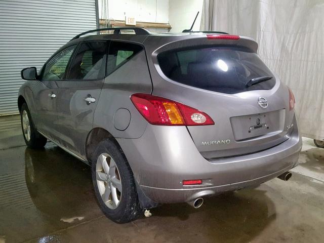 JN8AZ1MW3AW109232 - 2010 NISSAN MURANO S SILVER photo 3