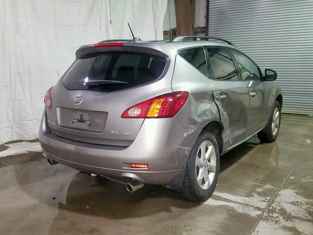 JN8AZ1MW3AW109232 - 2010 NISSAN MURANO S SILVER photo 4