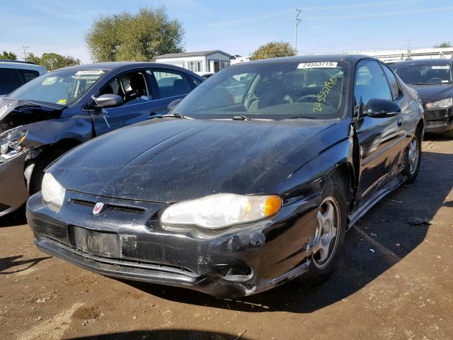 2G1WW12E749466004 - 2004 CHEVROLET MONTE CARL BLACK photo 2