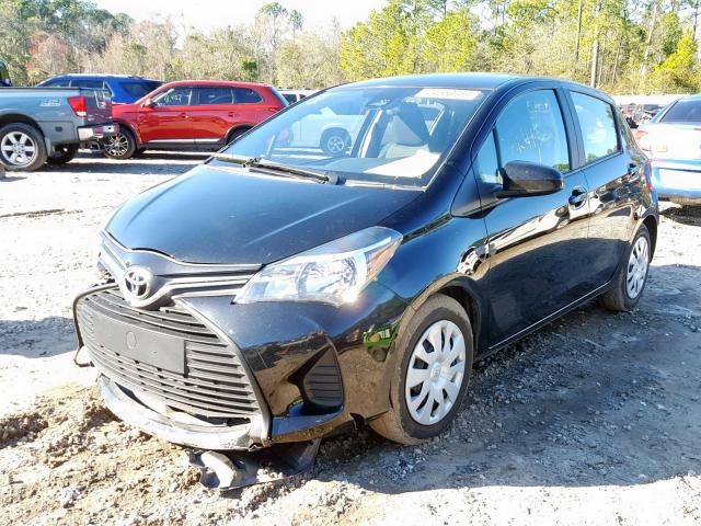 VNKKTUD31HA079140 - 2017 TOYOTA YARIS L BLACK photo 2