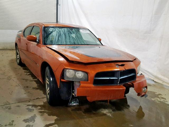 2B3KA53H76H280316 - 2006 DODGE CHARGER R/ ORANGE photo 1