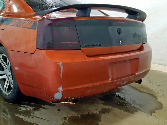 2B3KA53H76H280316 - 2006 DODGE CHARGER R/ ORANGE photo 10