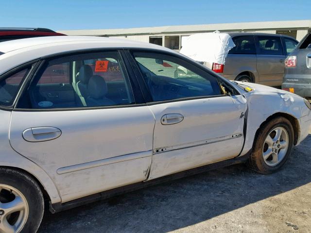 1FAFP55UX2A124035 - 2002 FORD TAURUS SES WHITE photo 9