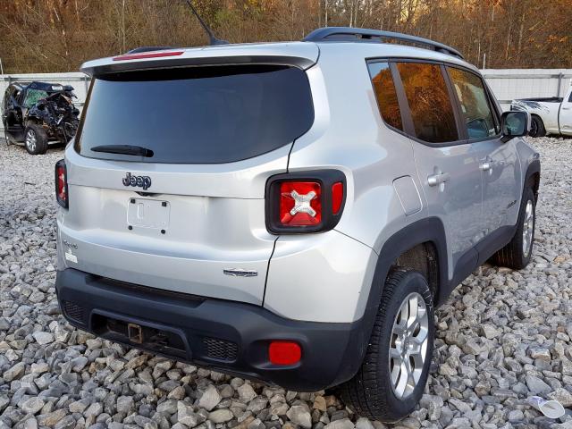 ZACCJBBT6FPC19660 - 2015 JEEP RENEGADE L SILVER photo 4