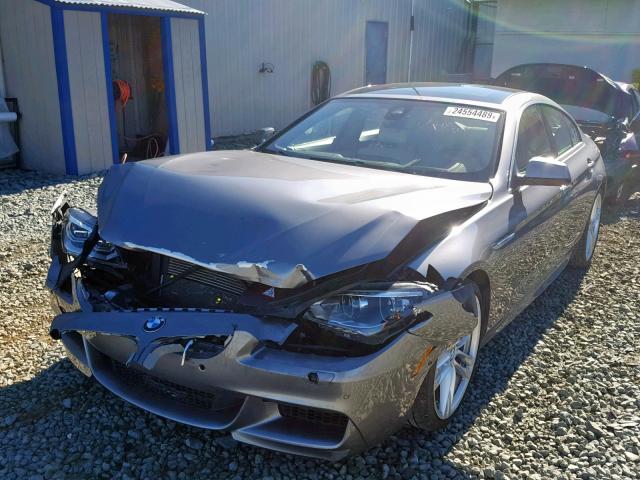 WBA6B4C52DDG67993 - 2013 BMW 650 XI GRAY photo 2