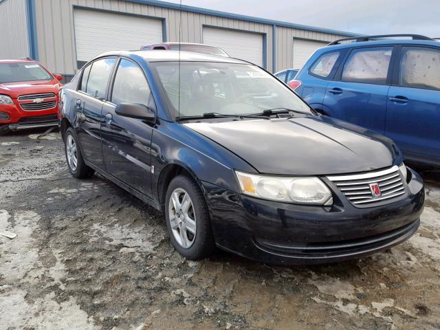 1G8AJ58F76Z123509 - 2006 SATURN ION LEVEL BLACK photo 1