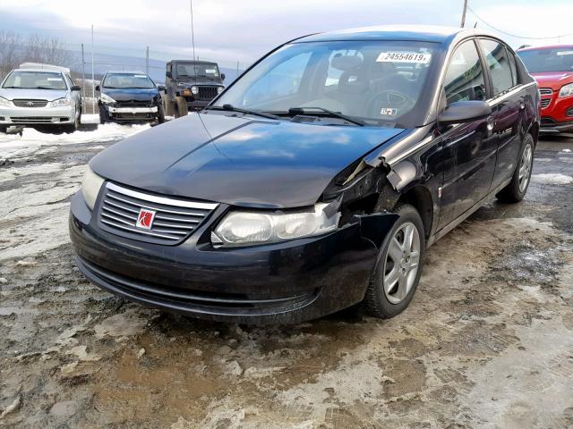1G8AJ58F76Z123509 - 2006 SATURN ION LEVEL BLACK photo 2