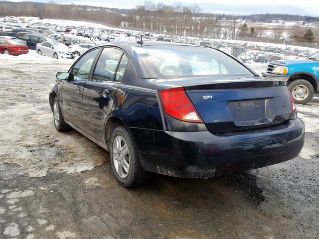 1G8AJ58F76Z123509 - 2006 SATURN ION LEVEL BLACK photo 3