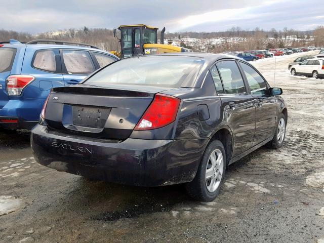 1G8AJ58F76Z123509 - 2006 SATURN ION LEVEL BLACK photo 4