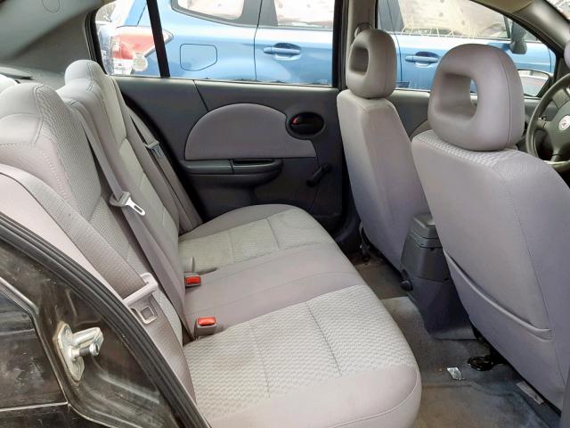 1G8AJ58F76Z123509 - 2006 SATURN ION LEVEL BLACK photo 6